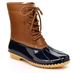 JBU MAPLEWOOD WATERPROOF BOOT NAVY/TAN